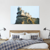 クリミアのキャッスルスワローズの巣 キャンバスプリント (インサイチュ (寝室))