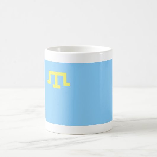 クリミアのタタールの旗 コーヒーマグカップ (中央)