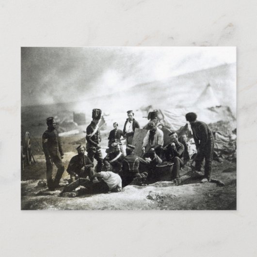 クリミアの兵士， c.1855 ポストカード (正面)