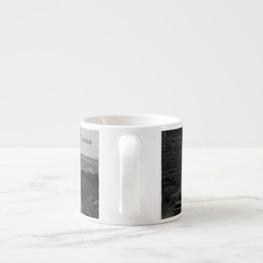 クリミアの円形劇場の石灰石採石場 エスプレッソカップ (裏面)