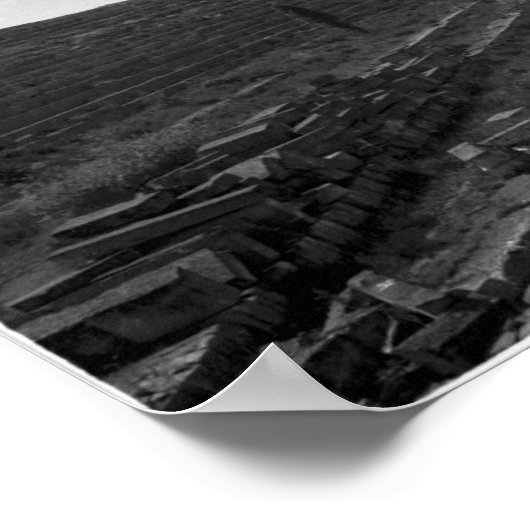 クリミアの円形劇場の石灰石採石場 ポスター (角)