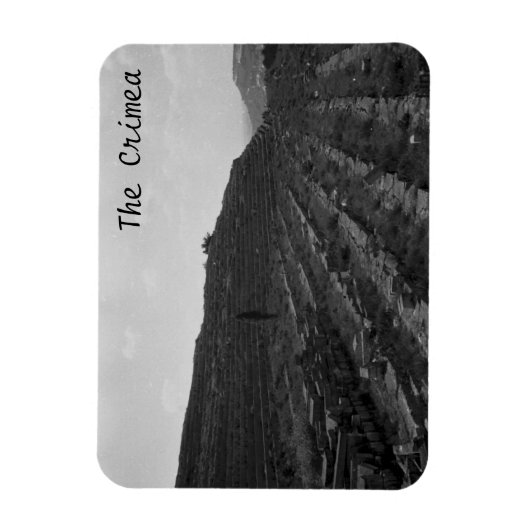 クリミアの円形劇場の石灰石採石場 マグネット (縦)