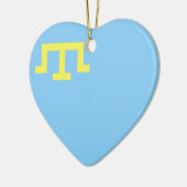 クリミア国旗 セラミックオーナメント (左)