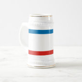 クリミア国旗 ビールジョッキ (正面左)