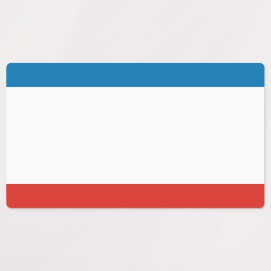 クリミア国旗 ラベル (デザイン1)