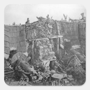 クリミア戦争、c.1855の間の2砲台 スクエアシール
