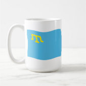 クリミア・タタール旗マグカップ コーヒーマグカップ (左)
