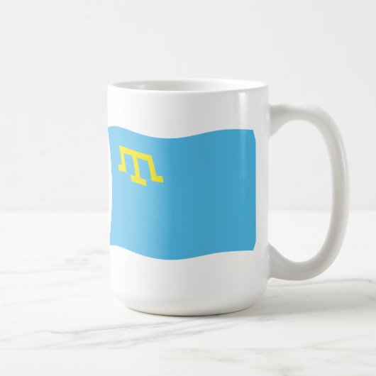 クリミア・タタール旗マグカップ コーヒーマグカップ (右)