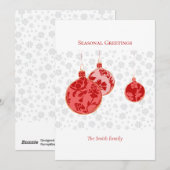 クリムエレガントムミニマルフローラオーナメント シーズンカード (正面/裏面)