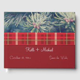 クリムソン＆エバーグリーン クリスマスウェディング ゲストブック