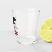 クリムゾンおめでとう大学卒業生 ショットグラス (右)