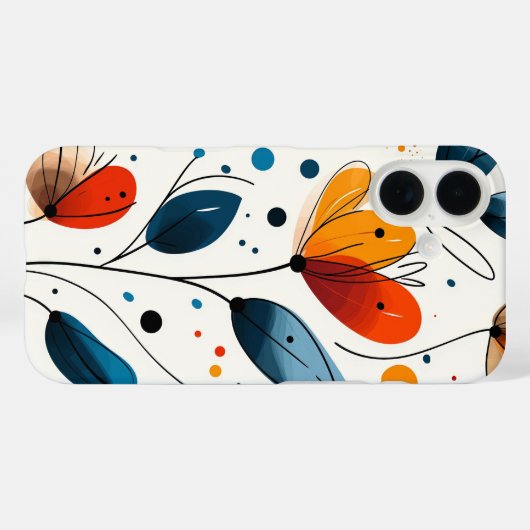 クリムゾンつる植物 Case-Mate iPhoneケース (裏面 (横))