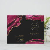 クリムゾンと金ゴールドagateのサービスメニューのパンフレット (スタンド正面)