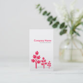 クリムゾンの木（縦） 3 名刺 (スタンド正面)