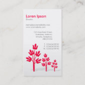 クリムゾンの木（縦） 3 名刺 (裏面)