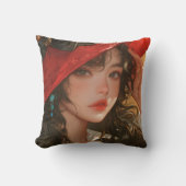 クリムゾンアワー：レッドハット女性装飾用クッション クッション (正面)