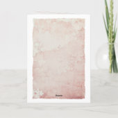 クリムゾンウィスパーズ40歳の誕生日の招待状 シーズンカード (裏面)