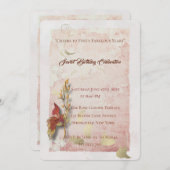 クリムゾンウィスパーズ40歳の誕生日の招待状 招待状 (正面/裏面)