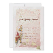 クリムゾンウィスパーズ40歳の誕生日の招待状