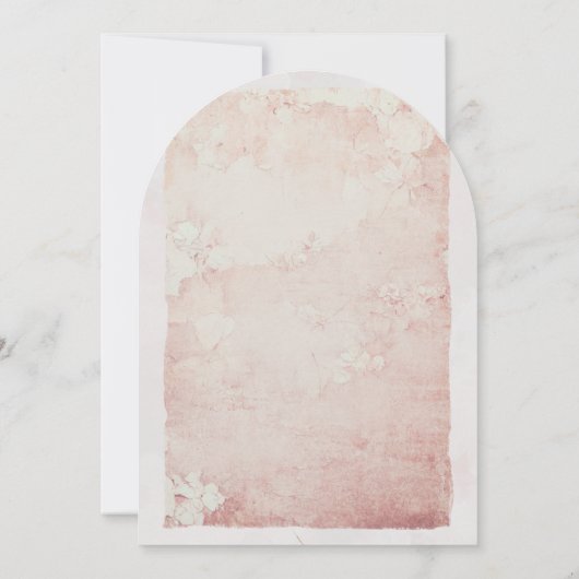 クリムゾンウィスパーズ40歳の誕生日の招待状 招待状 (裏面)