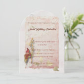 クリムゾンウィスパーズ40歳の誕生日の招待状 招待状 (スタンド正面)