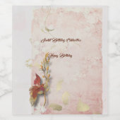 クリムゾンウィスパーズ40th誕生日ワインラベル ワインラベル (シングルラベル)