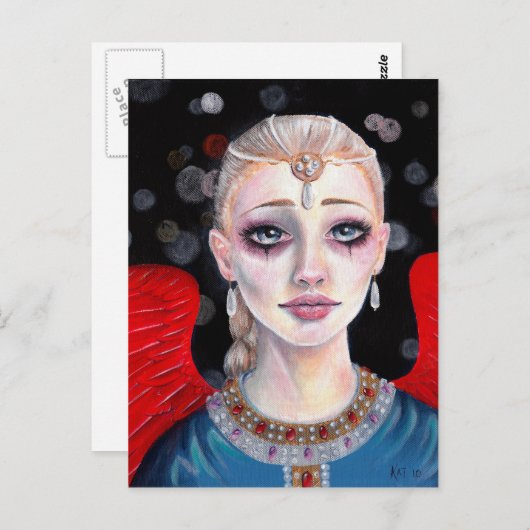 クリムゾンウイングエンジェル ポストカード (正面/裏面)