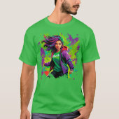 クリムゾンエッジ：激しい炎のTシャツ Tシャツ (正面)