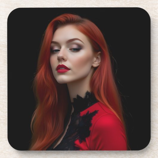 クリムゾンエレガンス:ゴシックポートレート コースター (正面)