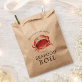 クリムゾンカニ |カニ煮沸イベント フェイバーバッグ (クリップ留めされた状態)