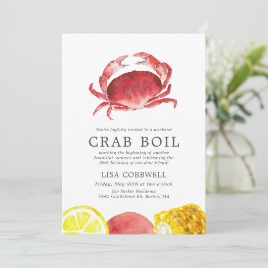 クリムゾンカニ | 30回目を迎えるカニのストライプの煮沸 招待状 (スタンド正面)