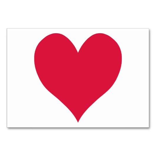 クリムゾンカワイイハート テーブルナンバー (正面)