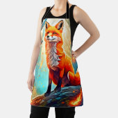 クリムゾンキツネシーンデザイン エプロン (インサイチュ)