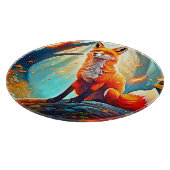 クリムゾンキツネシーンデザイン カッティングボード (角)