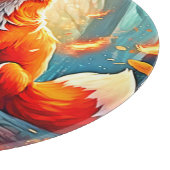 クリムゾンキツネシーンデザイン カッティングボード (角)