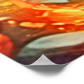 クリムゾンキツネシーンデザイン ポスター (角)