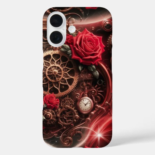 クリムゾンギアA旅Steampunk Realms Case-Mate iPhoneケース (裏面)