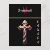 クリムゾンクロス:希望と信仰の象徴 ポストカード (正面)