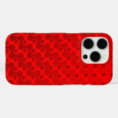 クリムゾングリッドケース Case-Mate iPhoneケース (裏面 (横))