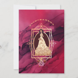 クリムゾングローキンセアニラティアラ招待状 招待状