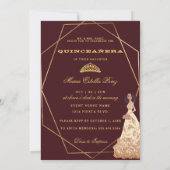 クリムゾングローキンセアニラティアラ招待状 招待状 (裏面)