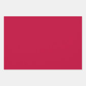 クリムゾングローリー無地のカラー ラッピングペーパーシート (正面)