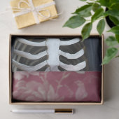 クリムゾンゴシックのスケルトンRavenハロウィーンデコパージュ 薄葉紙 (ギフト)