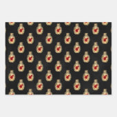 クリムゾンゴシックギフトラップ ラッピングペーパーシート (正面3)