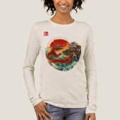 クリムゾンサンのドラゴン トライブレンドＴシャツ (正面)