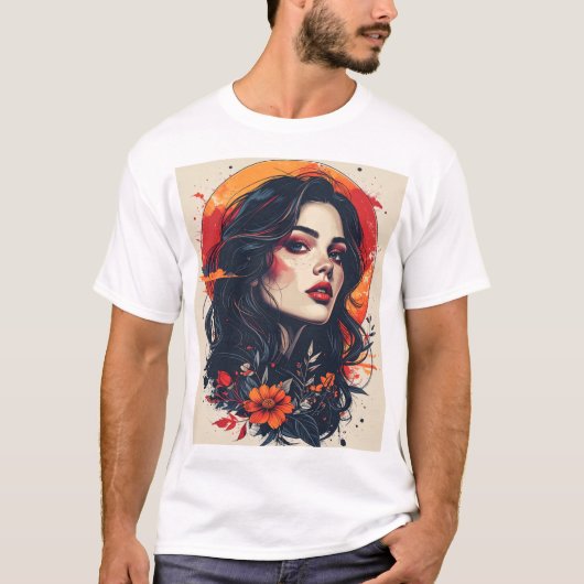 クリムゾンサンセットミューズ Tシャツ (正面)