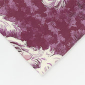 クリムゾンサンタクロースコージークリスマス フリースブランケット (角)