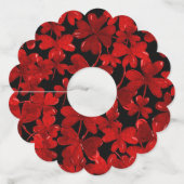 クリムゾンシャムロックスワイングラスラベル ワイングラスタグ (正面)