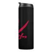 クリムゾンスカル&ソウズカリコジャックの海賊旗 タンブラー (回転右)