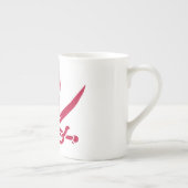 クリムゾンスカル&ソウズカリコジャックの海賊旗 ボーンチャイナマグカップ (右)